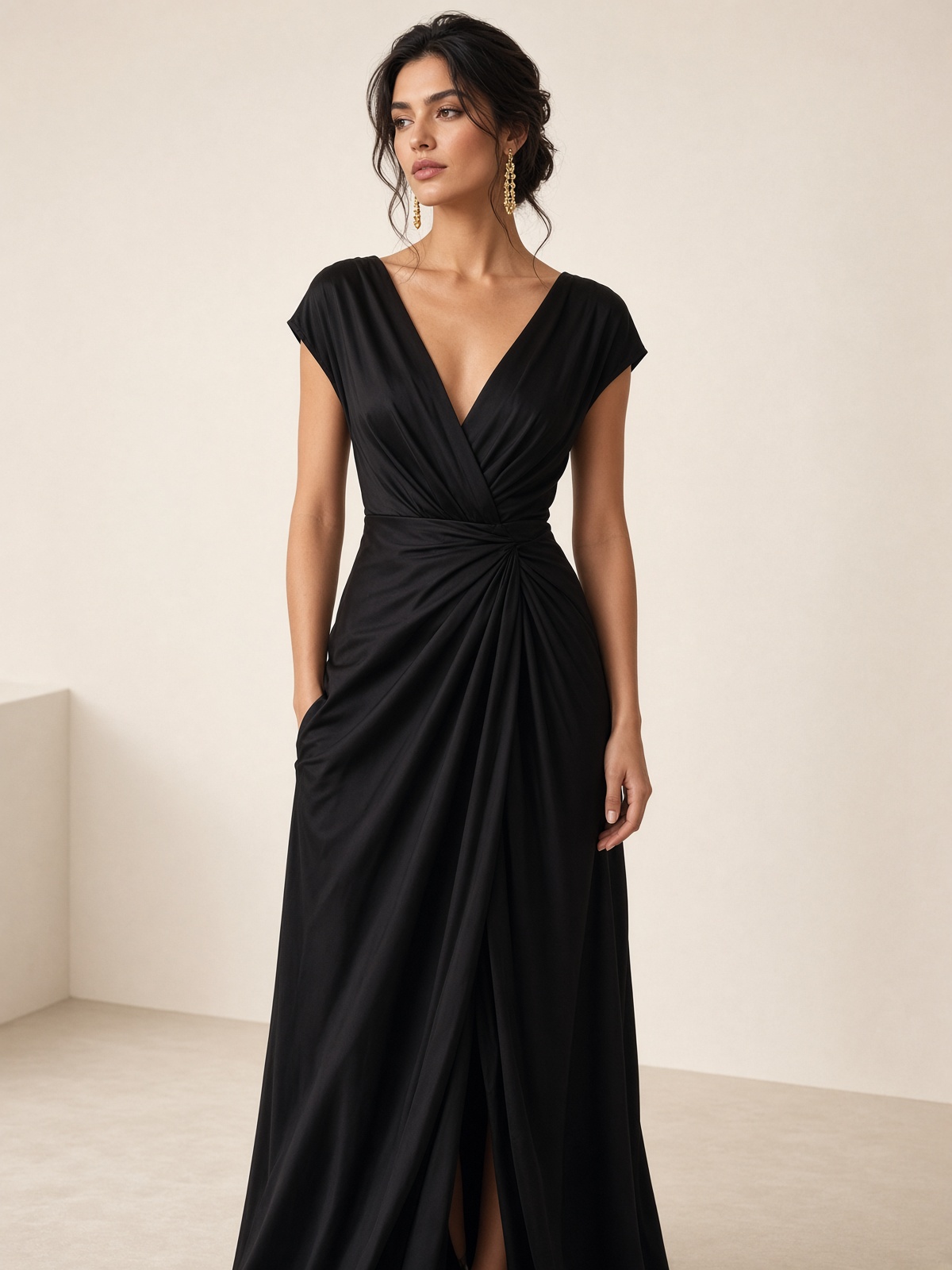 Wine Midi Dress