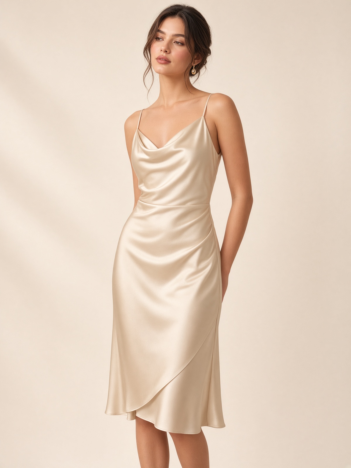Champagne Satin Cocktail