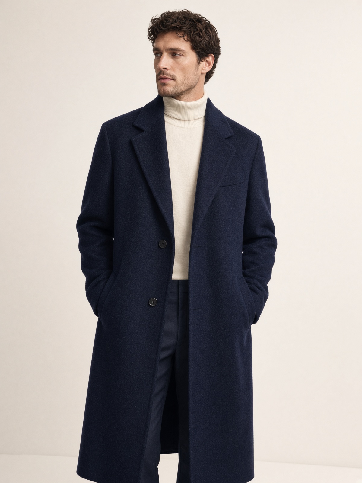 Navy Long Coat