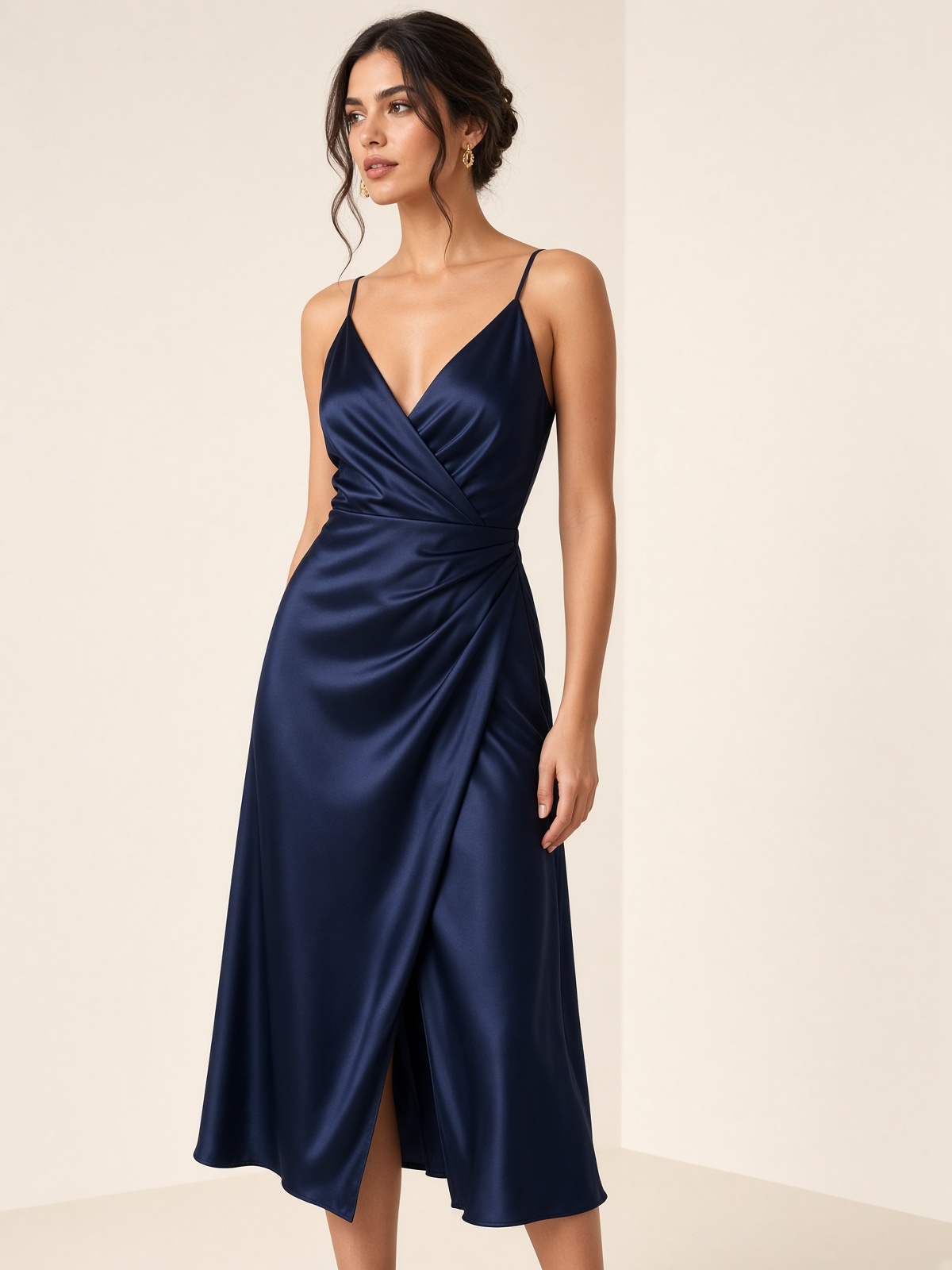 Navy Midi Dress